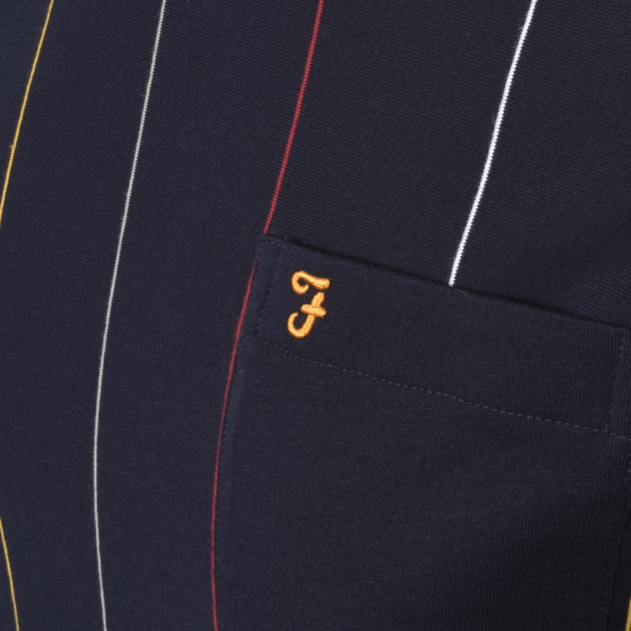 Alternative Image for ProductFarah Vintage Binley Short Sleeve T Shirt Navy3